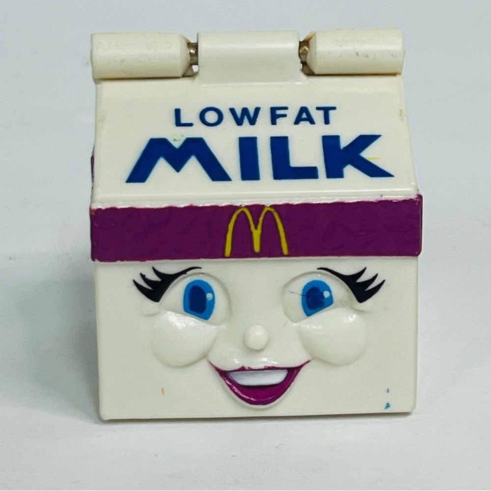 1993 McDonalds Milly Lowfat Milk Transformer Food Fundamentals Happy Meal Toy